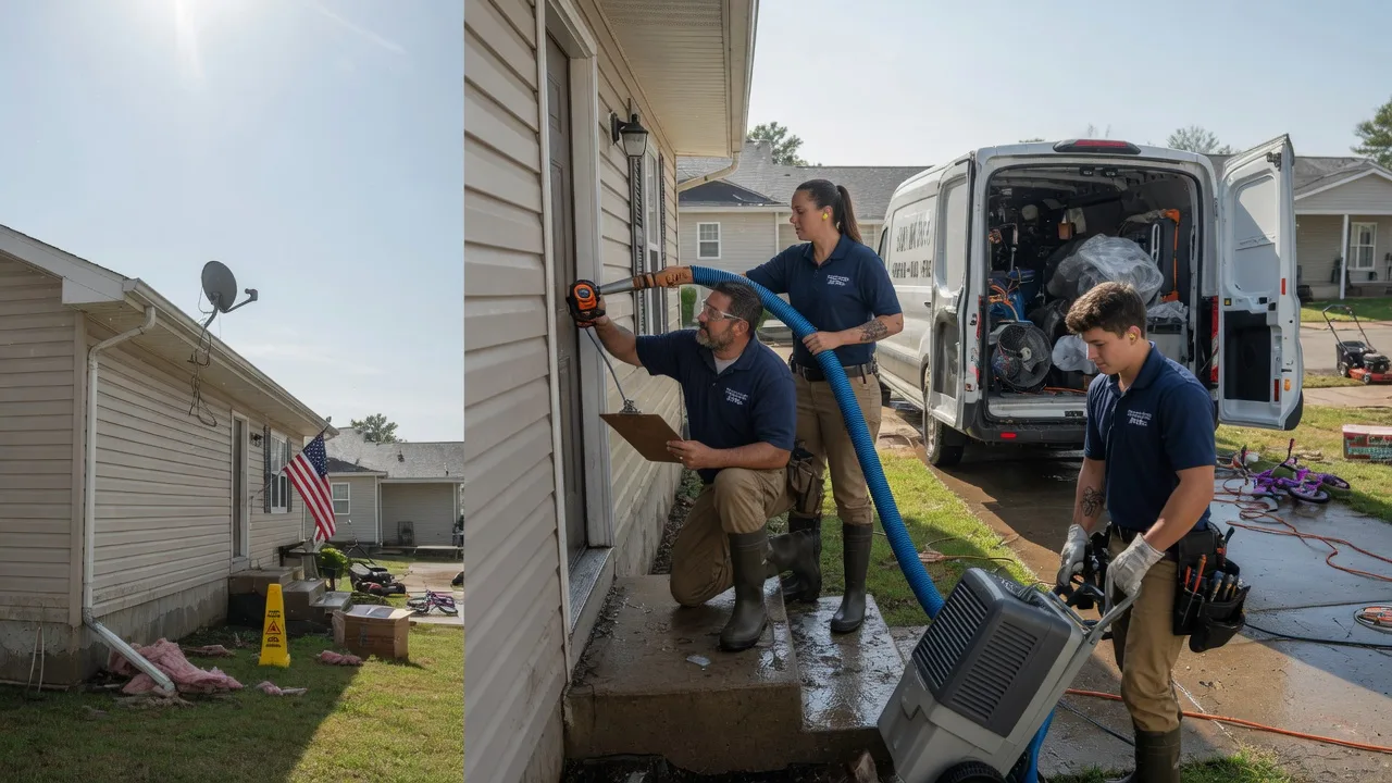 Ceiling Water Damage Restoration in Marshall, MI near me